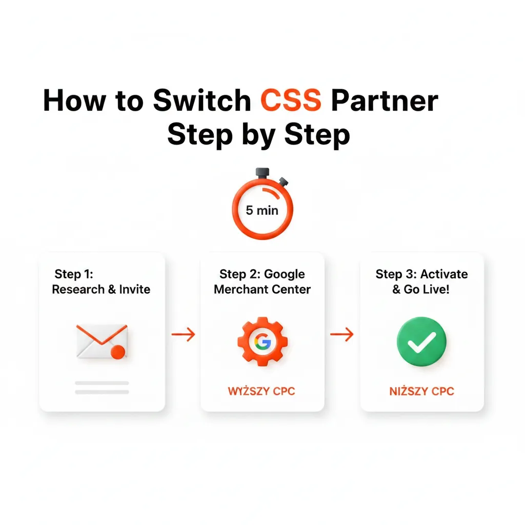 Zo wissel je van CSS-partner in Google Merchant Center